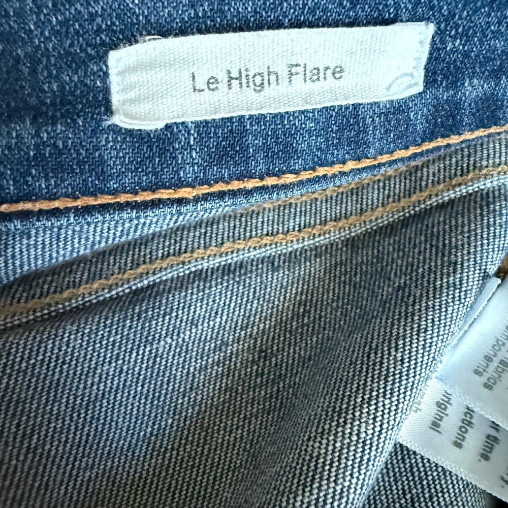Frame Denim Medium Blue Flare Jeans - Picture 9 of 11